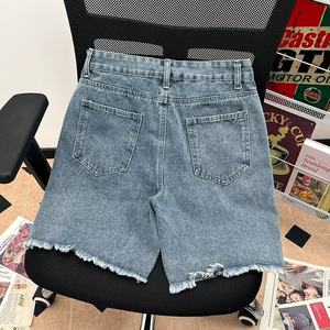 Nuevos pantalones cortos de mezclilla hechos a medida para mujer Pantalones cortos transpirables de algodón 100% de alta calidad - Product Image 2