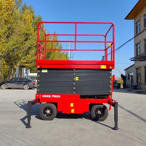 Lève-voiture à ciseaux avec plateforme ultra-plate pour un service et un entretien rapides des pneus, capacité de charge élevée, lève-voiture automobile - Product Image 2