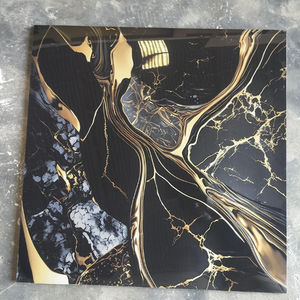 60x60 cm floor <b>tiles</b> high gloss porcelain vitrified GVT PGVT luxury living room bedroom flooring <b>mirror</b> finish 600 MM X 600 MM - Product Image 3