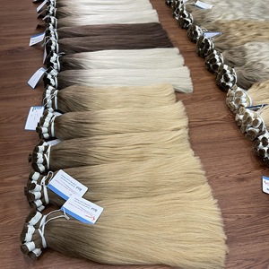 Gran venta Producto de moda Color Cabello a granel 100% Extensión de cabello humano Natural Recto Ondulado Pareciendo listo en stock - Product Image 4