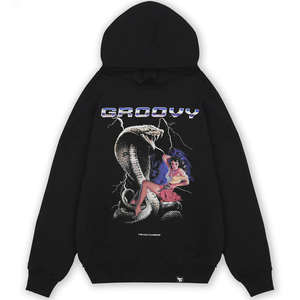 Sudadera con Capucha Negra Personalizada al por Mayor, Sudadera de Moda Unisex con Logotipo Impreso de Alta Calidad, OEM ODM - Product Image 6