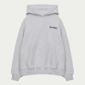 Sudadera con capucha antiarrugas y transpirables para mujer, Sudadera con capucha de reinicio de gran tamaño de Marga gris de calidad superior para mujer, Sudadera con capucha de gimnasio - Product Image 1