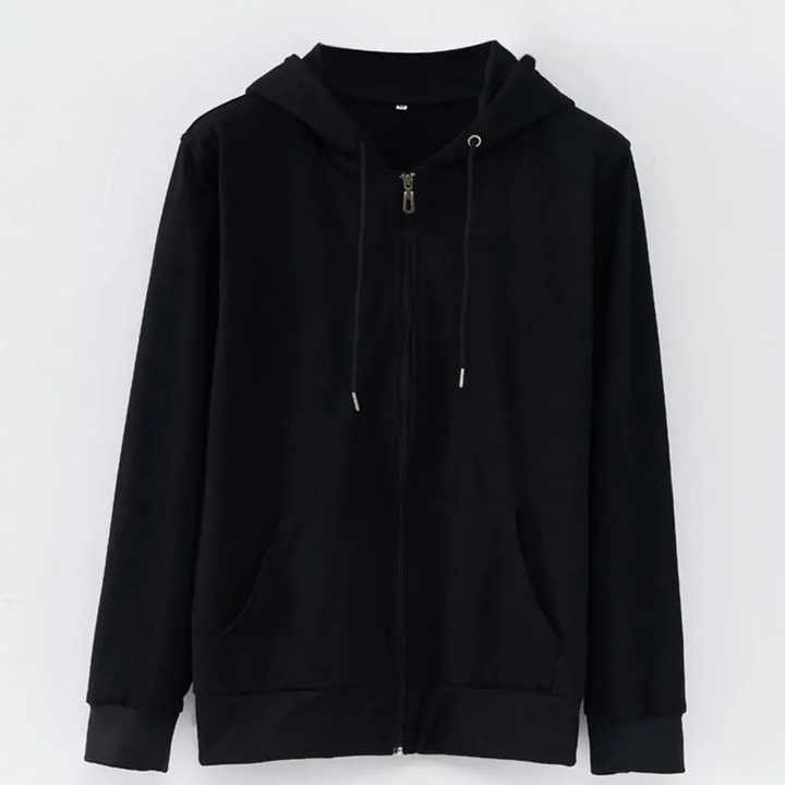 2024 Men's Hooded Sweater Leisure Sports Pullover Retro Harajuku Long Sleeve Zipper Multi-pocket Casual Loose Coat Street Wear