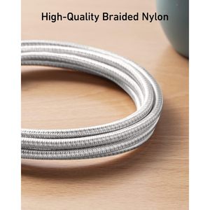 Cavo USB-A a Lightning Anker Powerline+ II da 1,8 m Argento, Cavi e Fili di Qualità Premium - Product Image 4