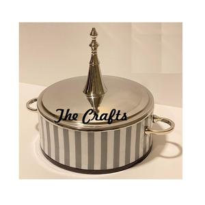 Nouveau design de plat de riz en métal ensemble de service de 2 tailles différentes vaisselle de fête de mariage classique - Product Image 4