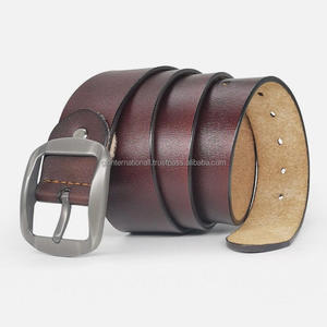 Wholesale Fashion Casual <b>Leather</b> Waist <b>Belt</b> for Work Business Single Black Prong Buckle Genuine <b>Leather</b> <b>Belt</b> for <b>Men</b> Dress - Product Image 5