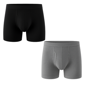 Oem Wholesale <b>Men'S</b> Cotton Boxers Beautiful Stitch <b>Men'S</b> Clothing Set 95%<b>Bamboo</b> 5% Spandex Customized Logo <b>Men</b> <b>Underwear</b> Cotton - Product Image 1