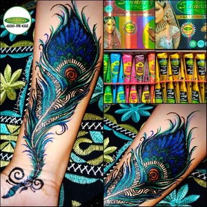 กรวยเฮนน่าสีดำเร็วสุดๆ | แพ็ค12ชิ้น | 25gm แต่ละ - Product Image 3