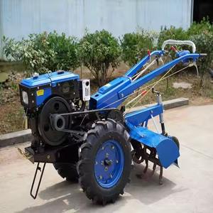 Mini agricultura mano caminar Tractor dos ruedas Tractor remolque - Product Image 5