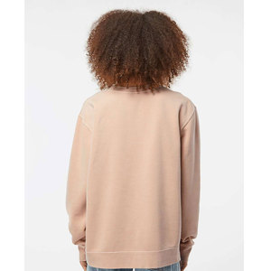 Personalizar ajuste suelto Cuello redondo alto cómodo deportes mujer gota hombro algodón francés Terry cuello redondo pulóver sudadera - Product Image 5