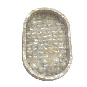 Wholesale Supplier <b>Mother</b> Of Pearl Serving Tray High Quality Elegant Custom Handmade Serving Tray Top Sale - Product Image 2