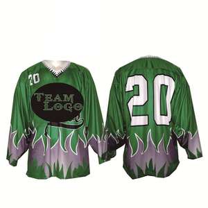 Nouveau design, maillot de hockey sublimé pas cher, maillot de hockey sur glace personnalisé par sublimation, maillot d'entraînement, équipe de club, joueurs, vêtements de hockey sur glace - Product Image 1