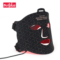 Nouveau Masque LED Professionnel pour Thérapie par Lumière Rouge, Masque Oculaire en Silicone PDT, Meilleur Masque Facial à Lumière Rouge, Fabriqué en Chine
