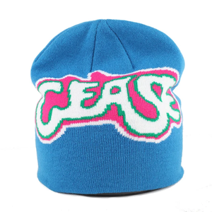 Skully hiver chaud Jacquard Beanie chapeau imprimé lettres élastique tricoté voyage en plein air prêt pour un usage quotidien expédition immédiate - Product Image 5
