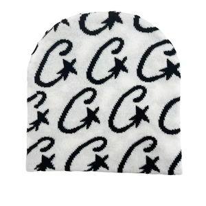 Colorful <b>Winter</b> Designer Beanies Hats Thick Knit Custom Embroidered Logo Beanie <b>Caps</b> for Travel - Product Image 3