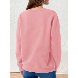 Sweatshirts à capuche avec impression 3D de Offre Spéciale logo personnalisé Sweatshirts à capuche pour femmes Sweatshirts à capuche et sweatshirts en coton à épaules tombantes - Product Image 5