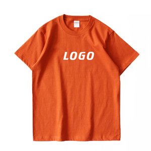 Diseño de logotipo personalizado 100% Camiseta de cuello redondo de algodón Camisetas de Jersey casuales para hombres con opciones de tamaño y color Patrón sólido - Product Image 2