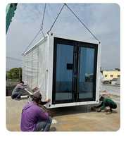 Bâtiment modulaire préfabriqué extensible de 30 pieds à double aile pour bureau, salle de réunion et camp de chantier