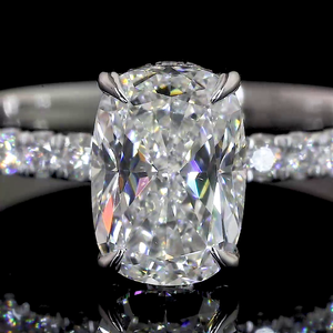 แหวนเพชรทรงยาวทรงโค้งสไตล์14K 18K - Product Image 3