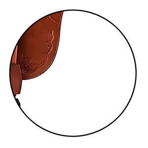 Selle de stock en cuir véritable de qualité supérieure faite à la main légère et flexible avec support pour une conduite confortable toute la journée - Product Image 6