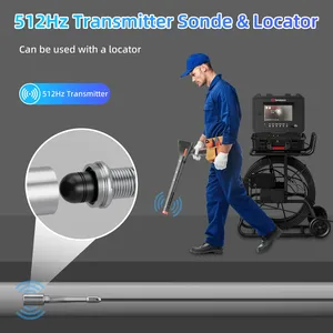 24pcs LED Lights 4mm Lens CMOS Sensor Sewer/Drain <b>Camera</b> with Night Vision Built-in <b>Mic</b> Locator Memory Card & Micro SD Card - Product Image 2