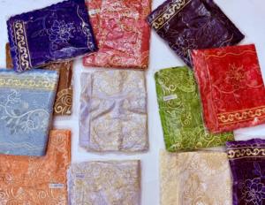 Pañuelo de Algodón Voile con Bordado de Encaje y Pedrería al Estilo Dubái, para Mujeres Musulmanas y Africanas, Uso Diario de Verano, Transpirable, Venta al Por Mayor - Product Image 3