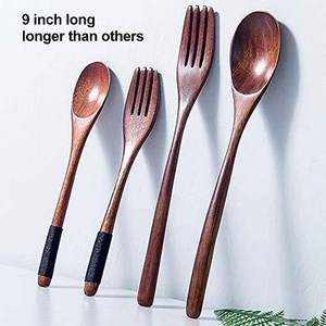 High Quality Wholesale Wooden <b>Cutlery</b> Set for Hotel and Restaurant <b>Wood</b> <b>Cutlery</b> Spoon Flatware for Kitchenware - Product Image 2
