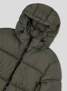 Men's High Quality Quilted Bubble Puffer Jacket Custom <b>Zip</b> <b>Up</b> Stand Collar Winter Bomber Coat - Product Image 6