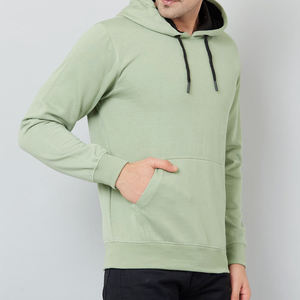 Sweat à capuche oversize en coton éponge de haute qualité Streetwear épais polaire épaule tombante plaine sweats à capuche personnalisés pour hommes grande taille - Product Image 4