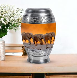 Éléphant adulte urnes pour cendres humaines pour maman crémation adulte frêne femmes urne grand mâle adulte taille personnalisée fournitures funéraires urne - Product Image 6