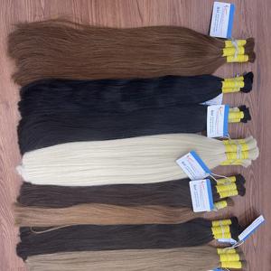 Las 5 mejores extensiones de cabello vietnamita ondulado recto virgen 100% a granel, cabello humano Natural al por mayor - Product Image 4