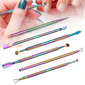 Empujador de cutículas de doble extremo, Material de acero inoxidable, el mejor proveedor en diferentes tamaños, removedor de piel muerta, uso de empujadores de uñas - Product Image 6