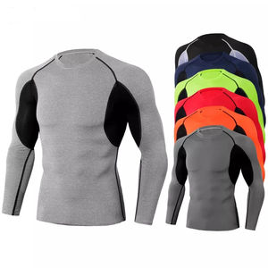 Survêtement de compression haute performance, impression personnalisée OEM, tissu en spandex respirant, vêtements de sport athlétiques, vente en gros, livraison rapide - Product Image 2