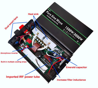 Convertisseur d'énergie HOULI 24V 48V 220V DC/AC monophasé 3000W à onde sinusoïdale pure pour voiture, camping-car et usage domestique 50/60 Hz, efficacité 90%