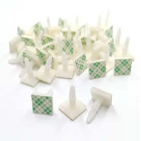 100 pièces entretoises de support PCB en plastique nylon ASH-5/6/8/9/11/13, à clipser, avec trou de 3mm, clips de fixation et colle 3M