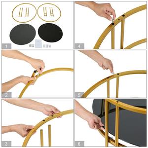 Modern Eco-Friendly Design Coffee <b>Table</b> Metal <b>Stainless</b> <b>Steel</b> with Marble Top Living Room Hotel Furniture - Product Image 5