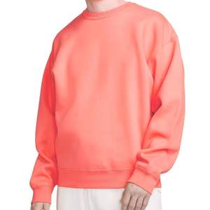 Pull à épaules tombantes Style Coton Polyester Coupe ample Streetwear Uni Logo personnalisé Hommes Sweatshirts - Product Image 4