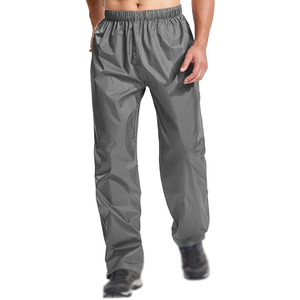 Pantalon coupe-vent décontracté léger pour hommes à bas prix respirant à séchage rapide 100% nylon - Product Image 1