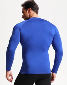 Logotipo personalizado Rashguard manga larga gimnasio camisa de compresión de secado rápido transpirable tela OEM al por mayor - Product Image 5