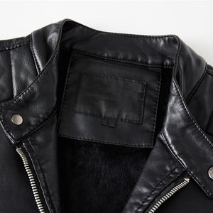 Unique Style Custom Men's Sheep Skin Formal <b>Winter</b> <b>Leather</b> <b>Jackets</b> Long Sleeves Color Logo High Quality OEM Service Nonwoven Low - Product Image 6