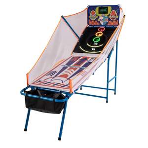 Jeu d'arcade de basket-ball double portable et pliable pour intérieur avec tableau de scores électronique - Product Image 4