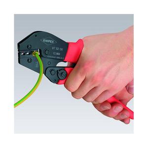 คีมย้ำสายไฟ Knipex สำหรับการใช้งานสองมือ สำหรับปลอกหุ้มสายไฟแบบมีฉนวนและแบบไม่มีฉนวน - Product Image 2
