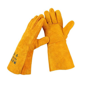 ถุงมืออุตสาหกรรมสำหรับงานเชื่อมเชื่อมเชื่อมหนังวัวป้องกันการตัดแยกชิ้นส่วน - Product Image 1