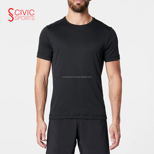 เสื้อยืดคอกลมเปล่าสำหรับผู้ชายเสื้อยืดผ้าฝ้ายพรีเมียมพิมพ์ลายโลโก้ตะวันตกสำหรับ100% ออกแบบได้ตามที่ต้องการ - Product Image 1