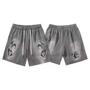 Top Design été arrivée chaude haute Streetwear Pure marque de mode hommes et femmes ample et mince 100% coton cinq cents Shorts - Product Image 3