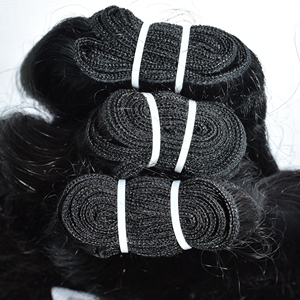 Extensiones de cabello humano de grado Remy indio virgen 100% sin procesar con máquina de ondas naturales cutícula alineada de doble trama al por mayor - Product Image 5