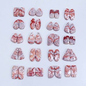 โรเซตาแจสเปอร์พลอยควอตซ์ธรรมชาติสำหรับเครื่องประดับทำเครื่องประดับอัญมณีหลวมขนาดรูปร่างผสม - Product Image 2