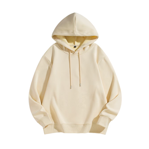 2025 ODM Anti-Wrinkle Hoodies Sweatshirt Top Breathable <b>Thick</b> <b>Fleece</b> Fabric Plain Dyed Winter Men - Product Image 5