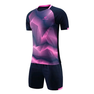 Prix de gros en stock, uniforme de football pour hommes, 100% polyester, impression par sublimation, logo personnalisé, conception sur mesure, service OEM - Product Image 1