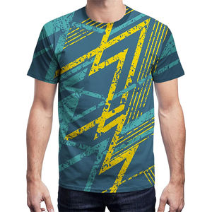Camiseta de Verano para Hombre, Estilo Casual, de Algodón y Poliéster, con Estampado Serigrafiado, Manga Corta, Ajuste Suave, Secado Rápido y Transpirable - Product Image 3